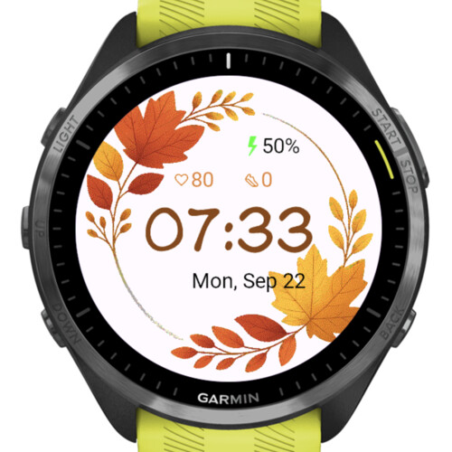 Autumn Leaves Circle – Minimal Fall · Screenshot 2