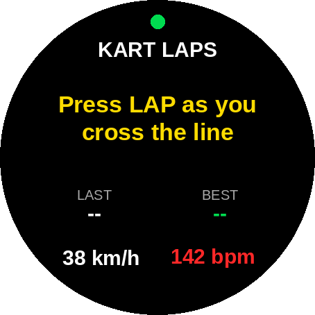 Karting Tracking App · Screenshot 2