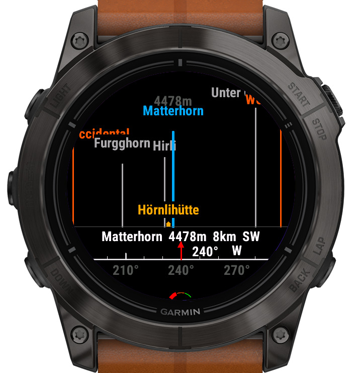 Peak Finder - data field for activities · Screenshot 4