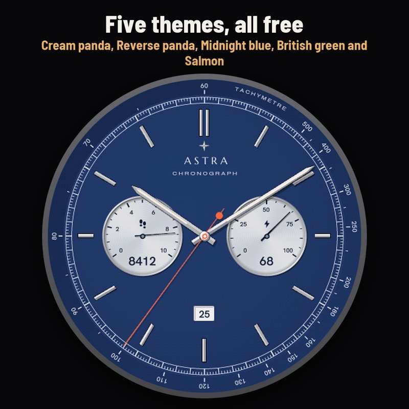 Astra Heritage Free – 复古计时码表表盘 · Screenshot 2