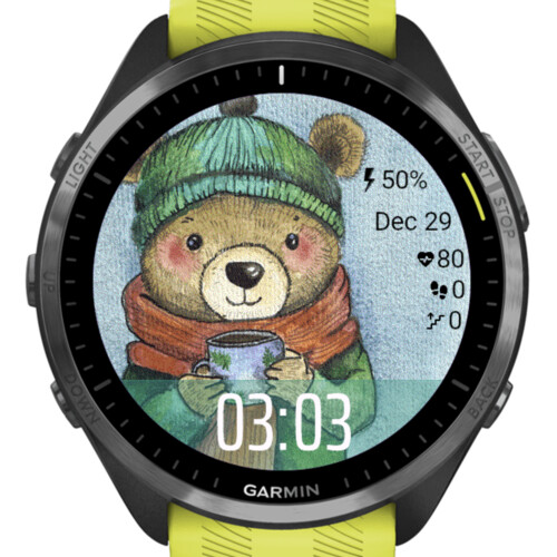 Cozy Winter Bear Watercolor · Screenshot 2