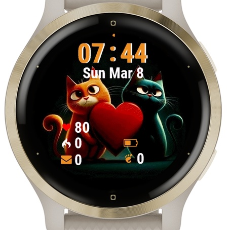 Two Cats Holding Heart · Screenshot 1