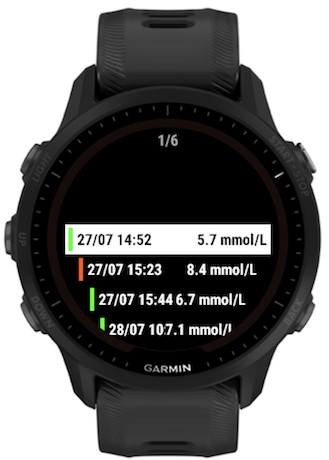 Blood Sugar Logger · Screenshot 0