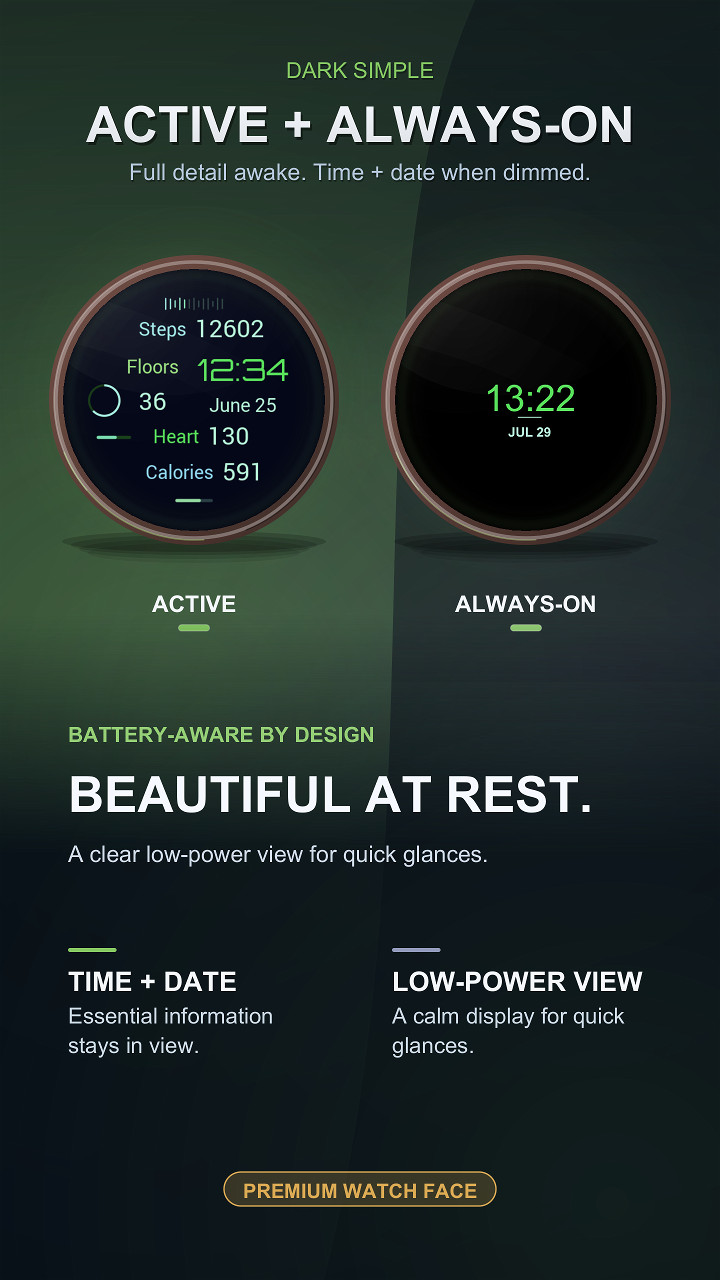 Dark Simple · Screenshot 3