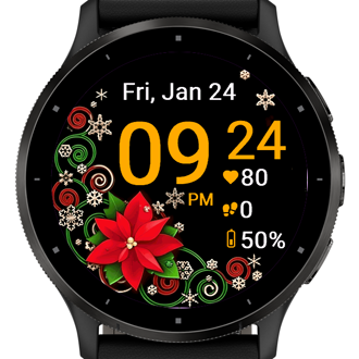 Poinsettia Swirls · Screenshot 0