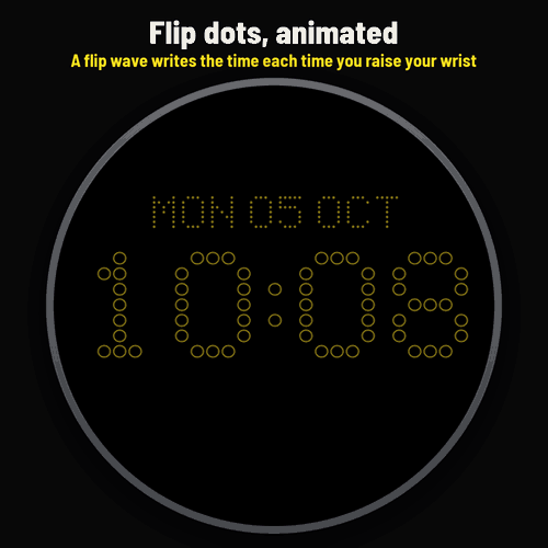 Astra Flipdot Pro – 动态翻点表盘 · Screenshot 0