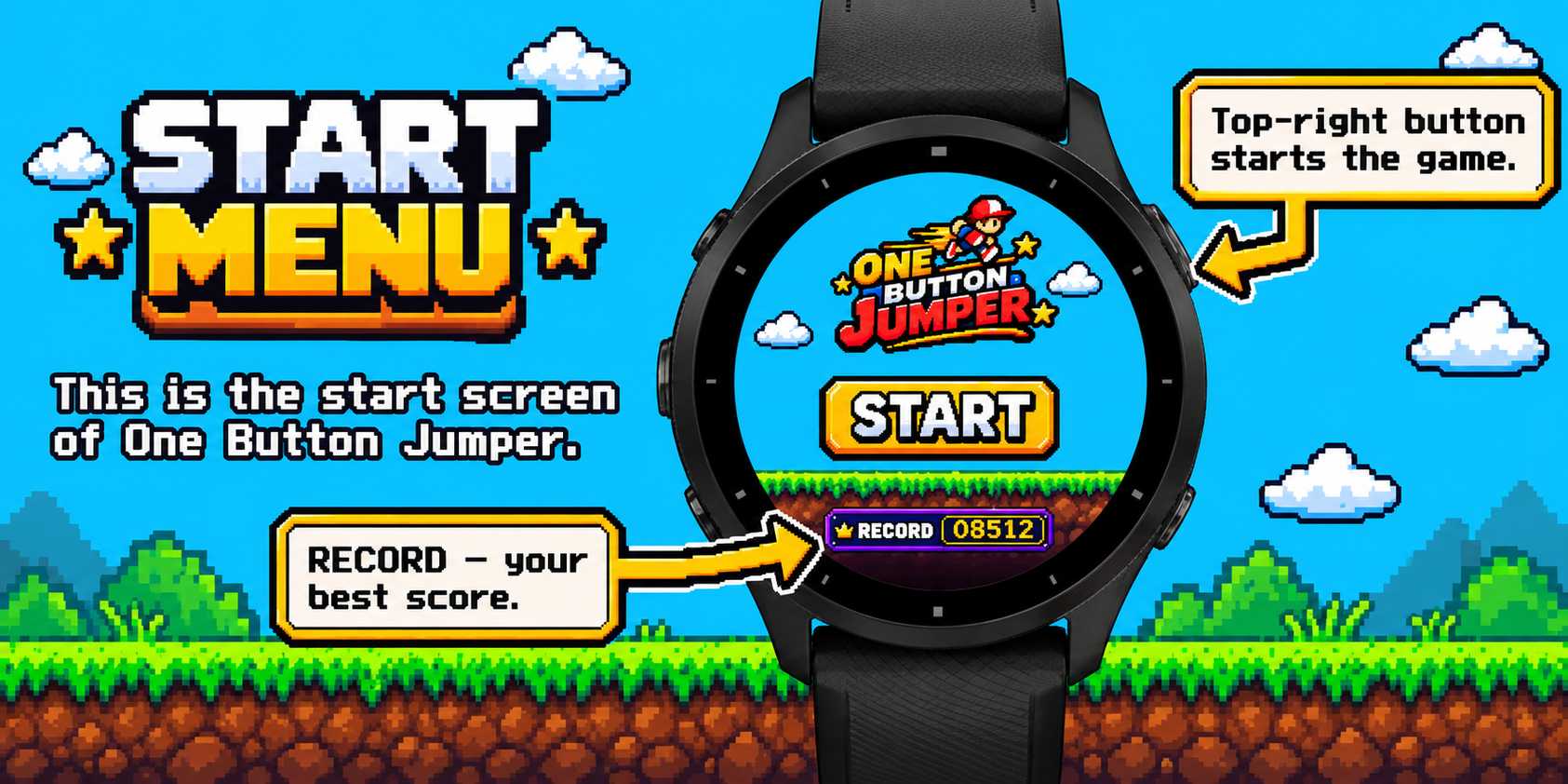 One Button Jumper · Screenshot 1