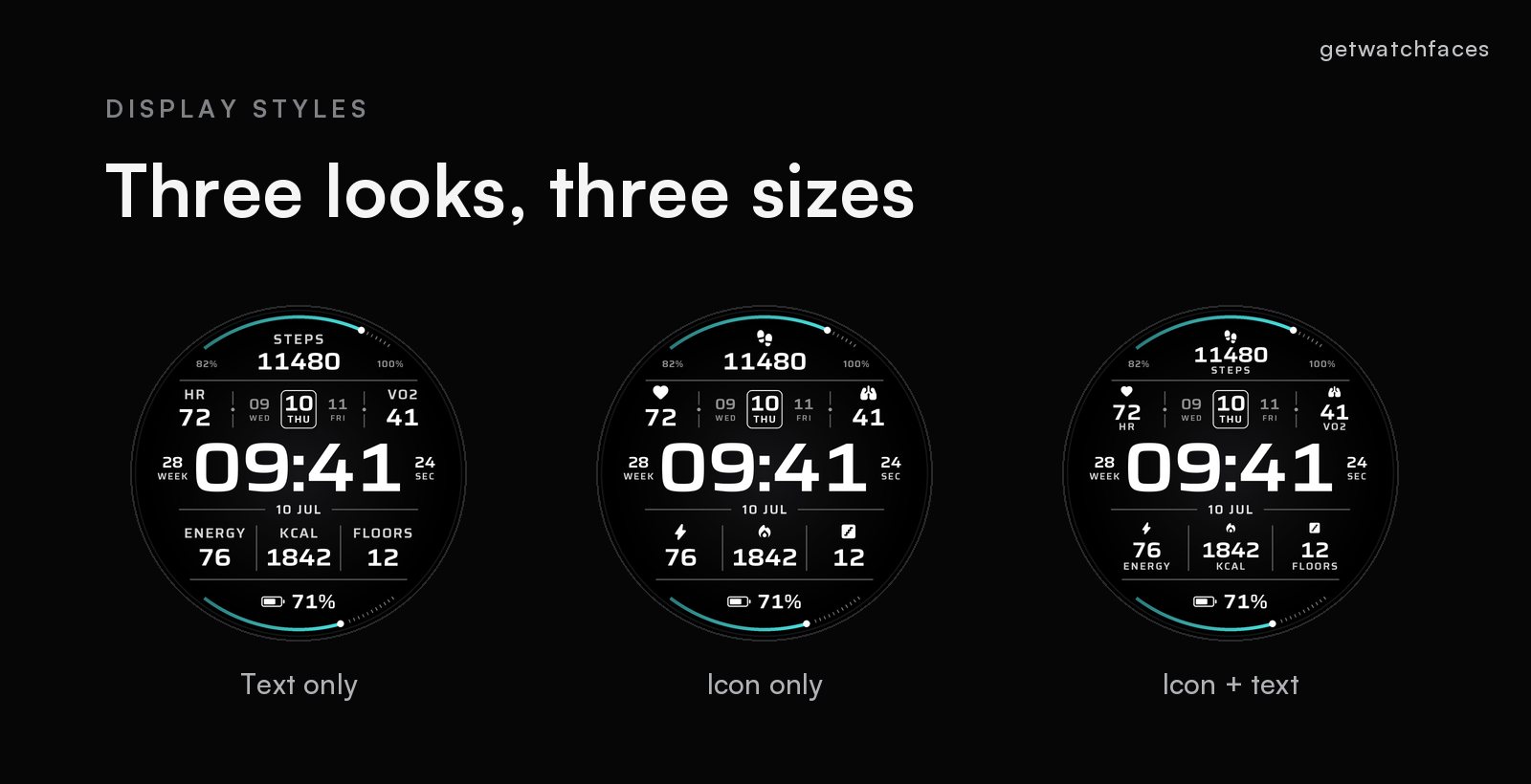 Quipu - Data Watch Face · Screenshot 3