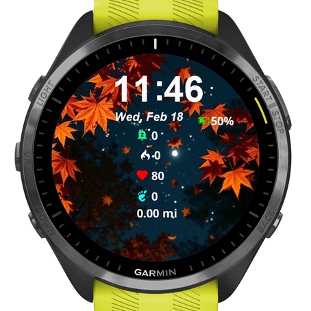 Autumn Leaves Night Sky · Screenshot 1