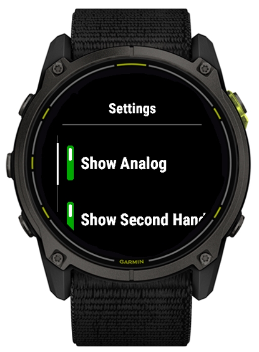 Enduro3 Watchface style · Screenshot 3