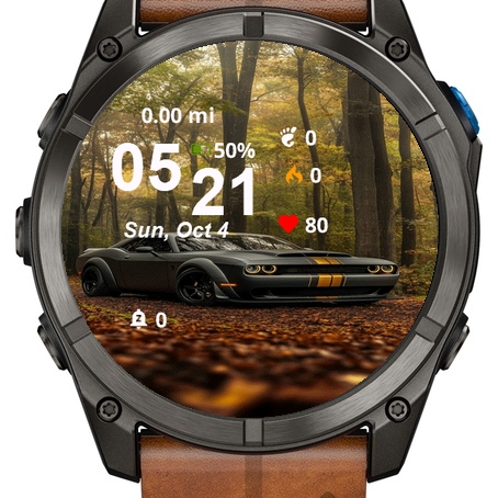 Black Car Parked Middle Forest · Screenshot 0