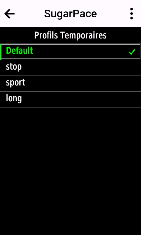 Sugar Pace · Screenshot 1