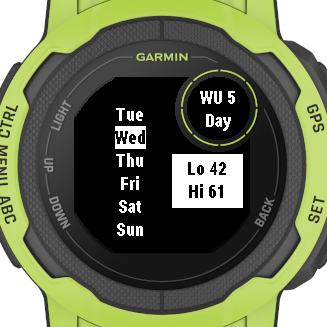 WU 5 Day Forecast · Screenshot 3
