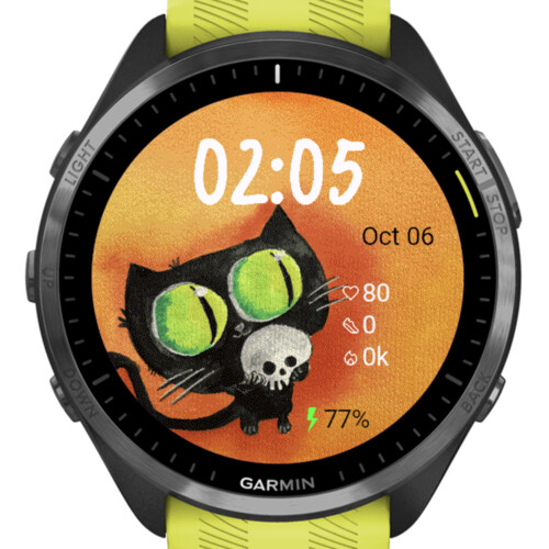 Halloween Black Cat Skull · Screenshot 2