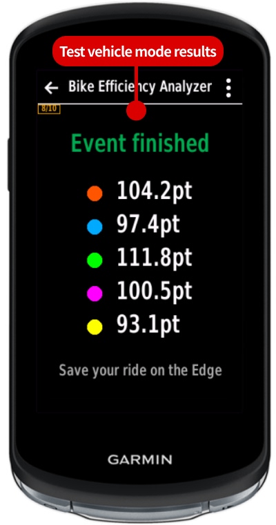 Bike Efficiency: Real-Time Bike Comparison · Screenshot 4