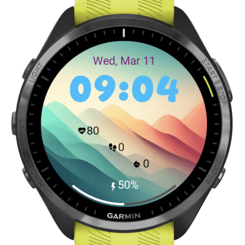 Colorful Gradient Mountains · Screenshot 2