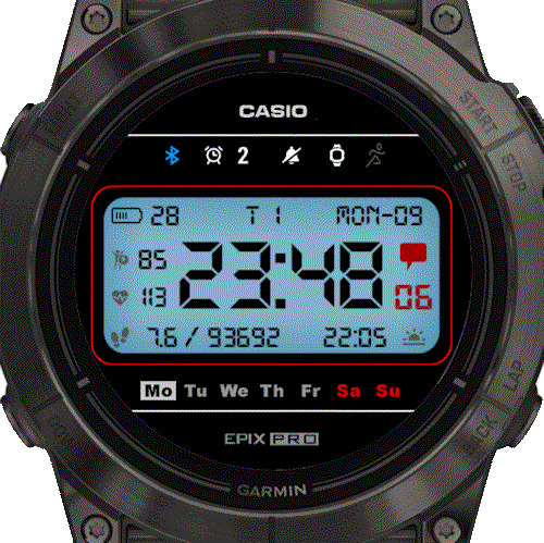 RCD - retro classic digital CASIO V1 · Screenshot 2
