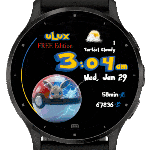 ▶ Poketrix - Companion Stepper Inspired By Pokemon watch face screenshot 2