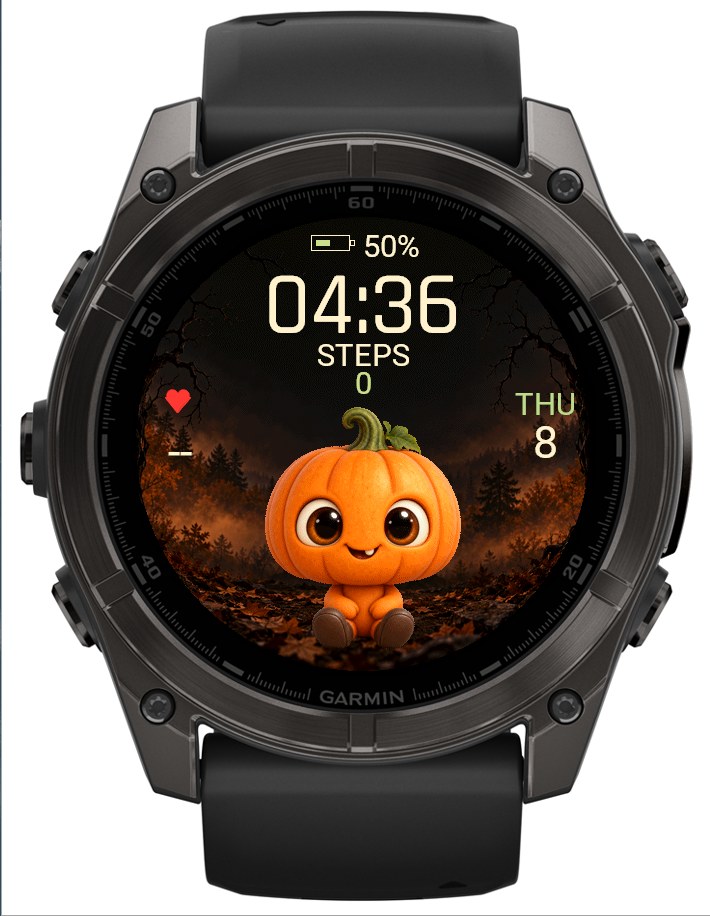 Pumpkin Pal – Animated Halloween Watch Face · Screenshot 0