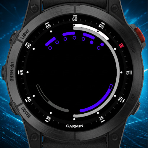 PitchBlack - stylish AMOLED battery saving face · Screenshot 3