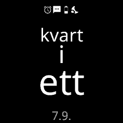 Ungefär, fem i halv tolv · Screenshot 2