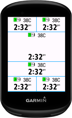 Time + Battery Level + Current Temperature screenshot 1