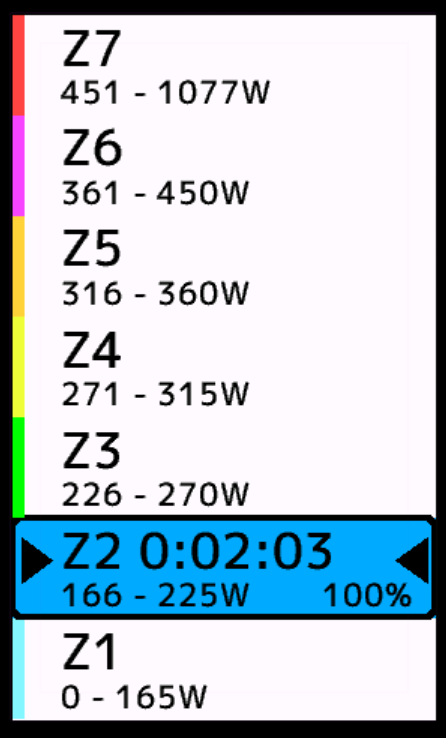 Time in Power Zones · Screenshot 3