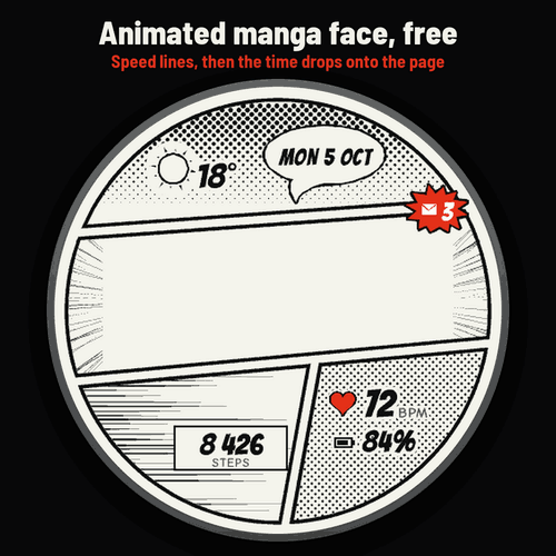 Astra Manga – 动态日漫表盘 动漫风 · Screenshot 0