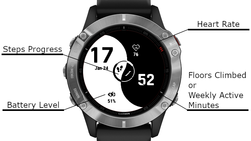 Yin Yang Watch Face · Screenshot 1
