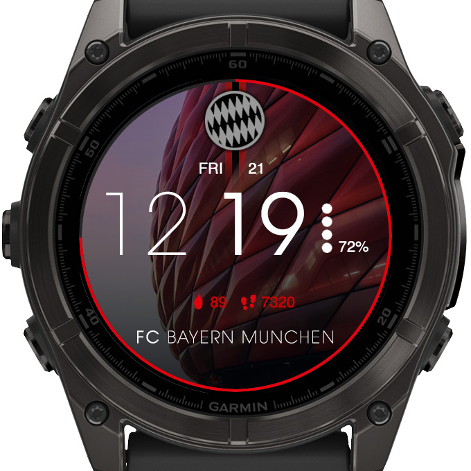 Bayern Munich Football Soccer Digital Watch Face · Screenshot 3
