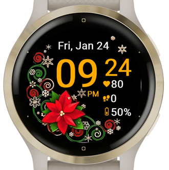 Poinsettia Swirls · Screenshot 3