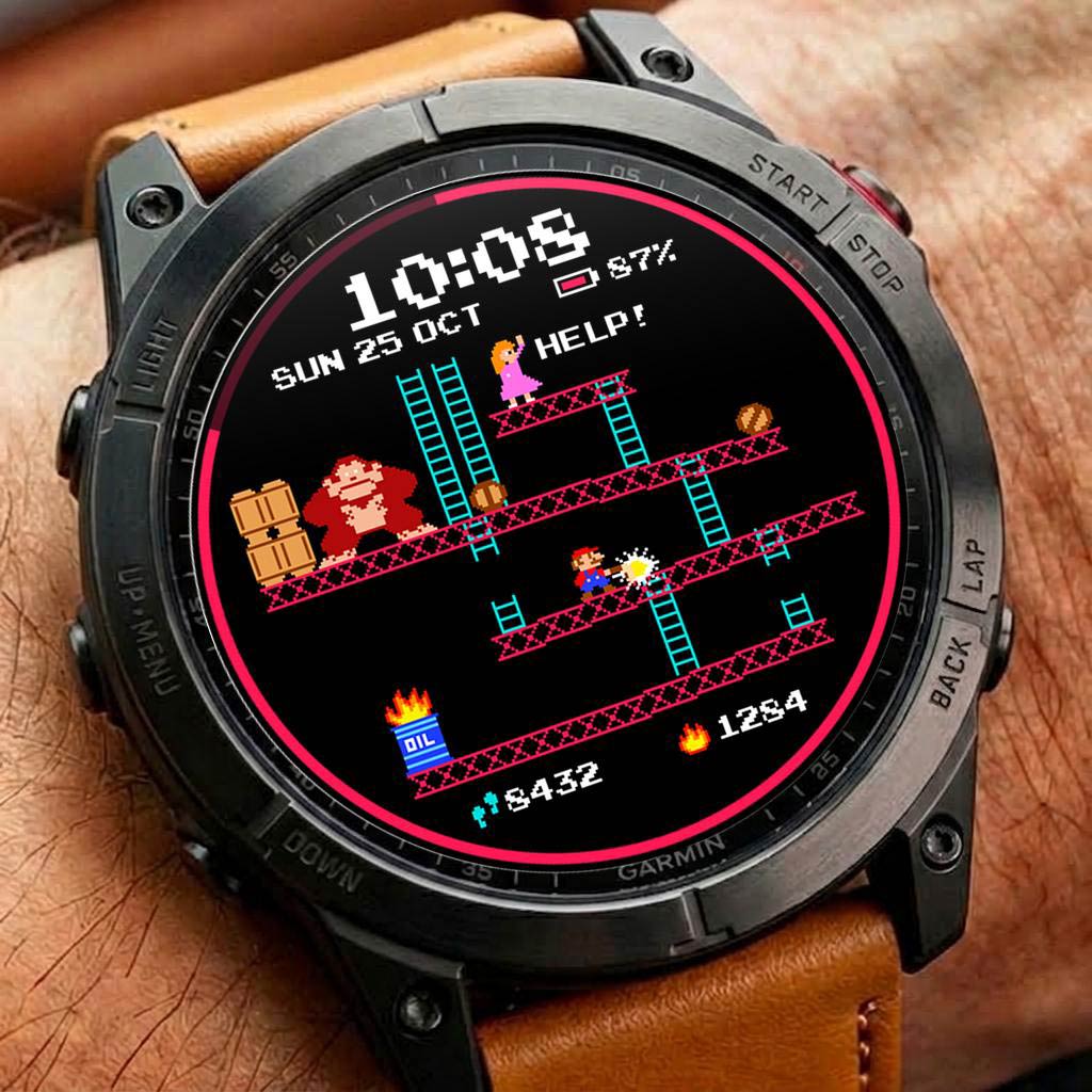 Donkey Kong Classic Nintendo Jumpman Arcade Watch · Snímek obrazovky 1
