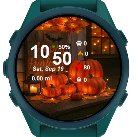 Close Up Pumpkins Lanterns Ground · Screenshot 2