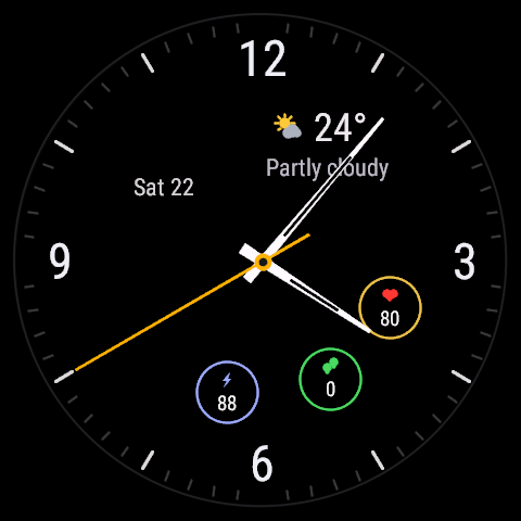 Vela - Minimal Analog with Lunar Calendar · Screenshot 0