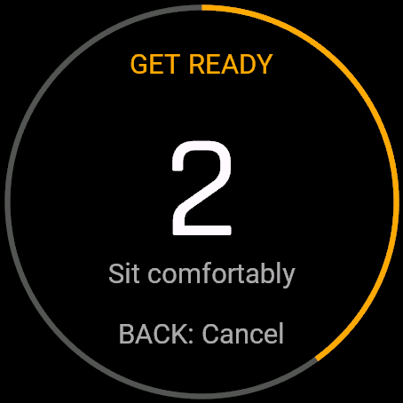 HRV Meditation: Breath & Biofeedback · Screenshot 1