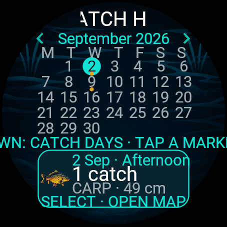 CatchLog - fishing tracker · Screenshot 2