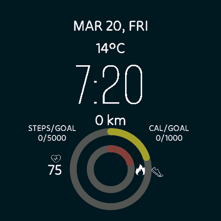 NeoSport Watch Face · Screenshot 0