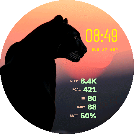 Sunset Panther AMOLED · Screenshot 1