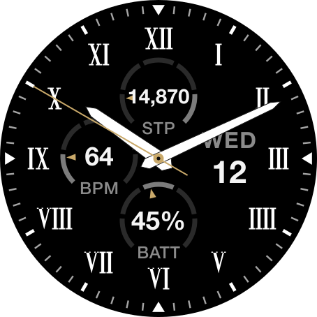 Old Money Analog FaceWatch · Screenshot 4