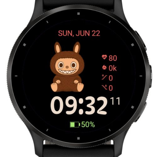 Lafufu Monster – Fun and Friendly Watch Face · Screenshot 3