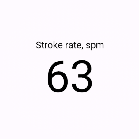Paddle Stroke Coach - Stroke Rate Field · Screenshot 0