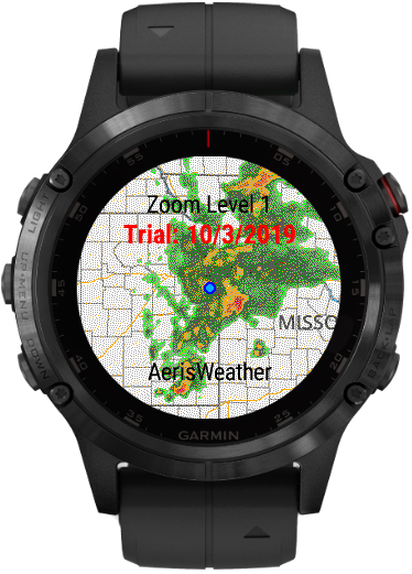 Weather radar widget garmin sales