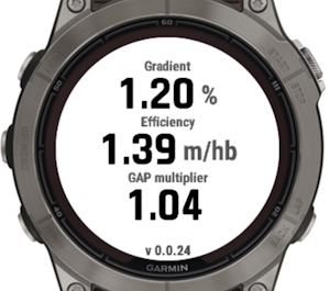Run Efficiency with GAP · Screenshot 0