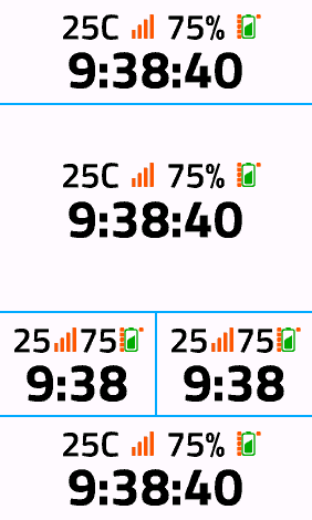 zzTimer (time+temp+batt+gps+solar+mileage) screenshot 2