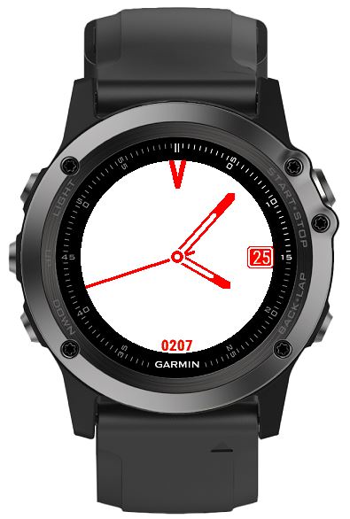 OCD A. Dynamic Garmin watch face