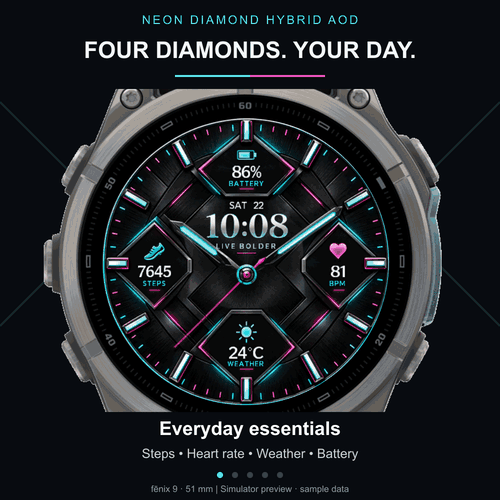 Neon Diamond Hybrid · Screenshot 1