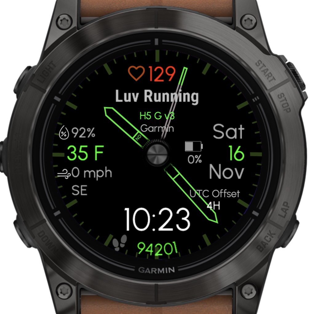 Hybrid 5 - Green (Garmin Weather) · Screenshot 0