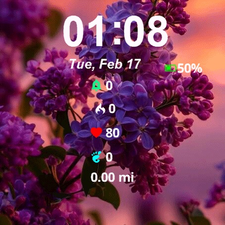 Purple Flower Sunset · Screenshot 1