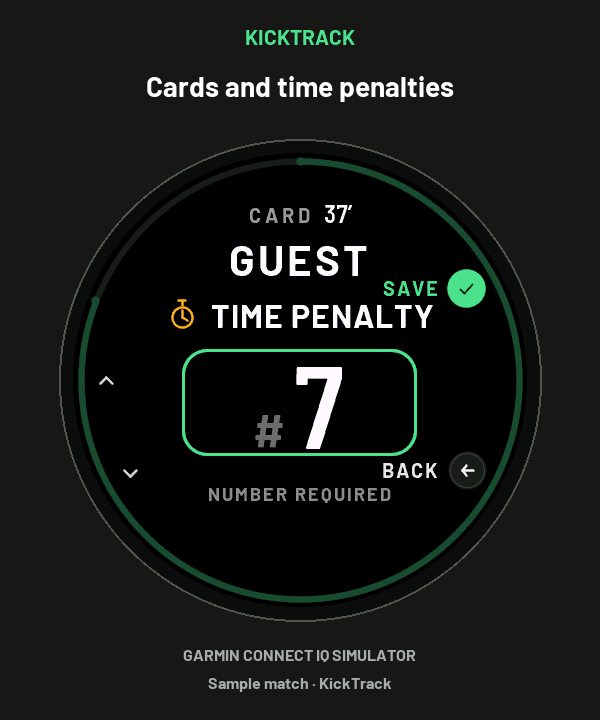 KickTrack · Football Match Tracker · Screenshot 2