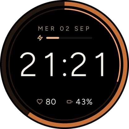 Rings - AMOLED Always-On Watch Face · Screenshot 0